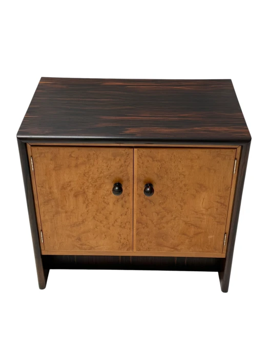 Art Deco Cabinet in Macassar and Birch by Gebroeders Reens Amsterdam, 1930s